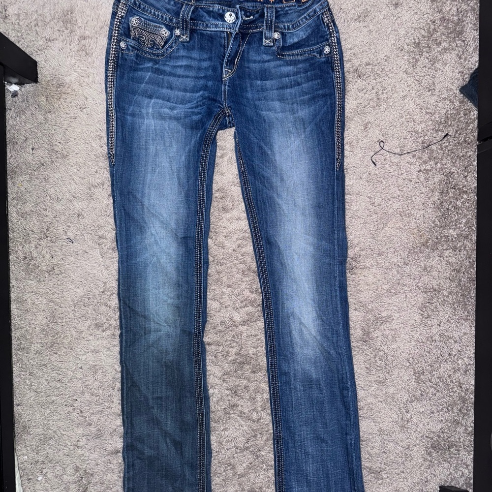 Rock Revival Blue Straight Leg Jeans